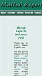 Mobile Screenshot of matlab-experts.com